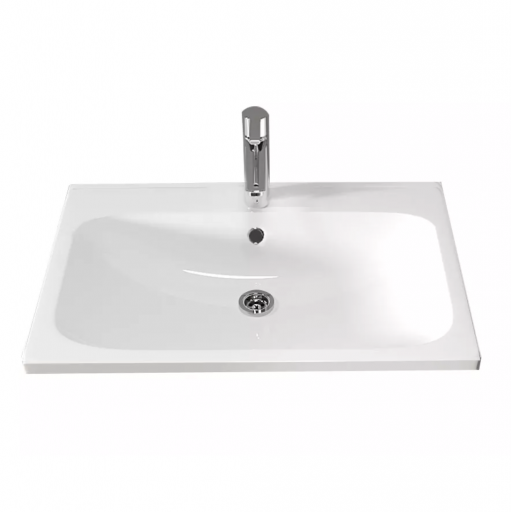 Раковина встраиваемая 1Marka Atom 60 Polytitan белая